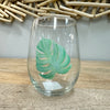 Assorted Ocean Inspired Hand Painted Stemless Wine Glasses