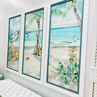 Jimmy Buffett Tribute Framed 3 Panel Print