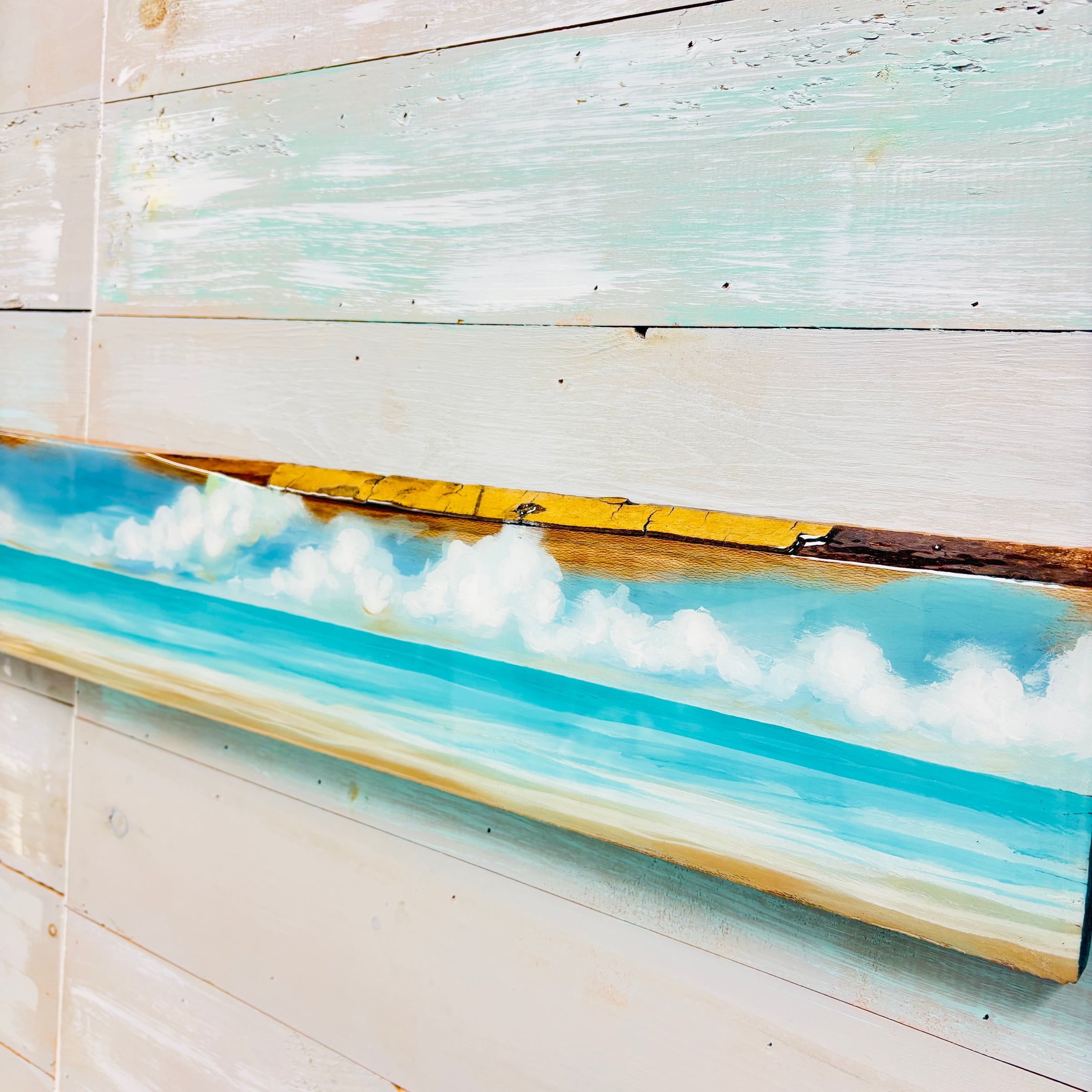 Assorted Live Edge Seascape Originial Wall Art