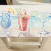 Coastal 29" Barstools w/ Anastasia Musick Artwork