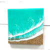 Beach Inspired Resin Art Sunshine & Sweet Peas Coastal Decor