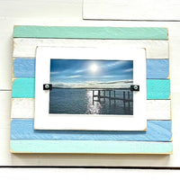 Assorted Colorful Beach Fencing Picture Frames Sunshine & Sweet Peas Coastal Decor