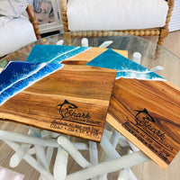 Assorted Shark Resin Charcuterie/Serving Boards