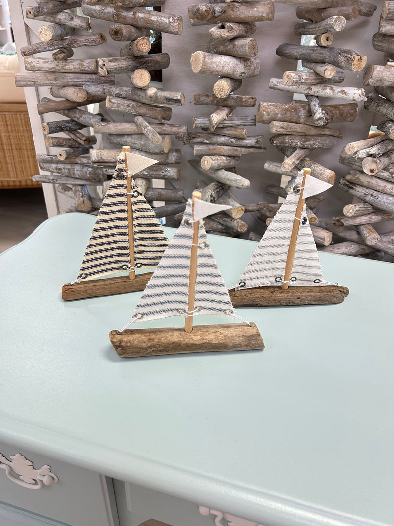 Driftwood Sailboat (Small)