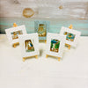 Assorted Mini Framed Resin Art w/ Wooden Easel