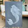 24"x 36" Original Mermaid Silhouette Paintings Sunshine & Sweet Peas Coastal Decor