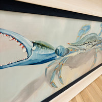 Blue Crab Framed Print