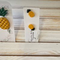 Assorted Pineapple Polymer Clay Earrings