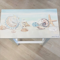 Coastal 29" Barstools w/ Anastasia Musick Artwork