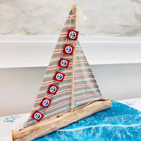 Assorted Driftwood Sailboat