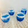 Beach Inspired Resin Stemless Wine Glass