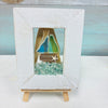 Assorted Mini Framed Resin Art w/ Wooden Easel