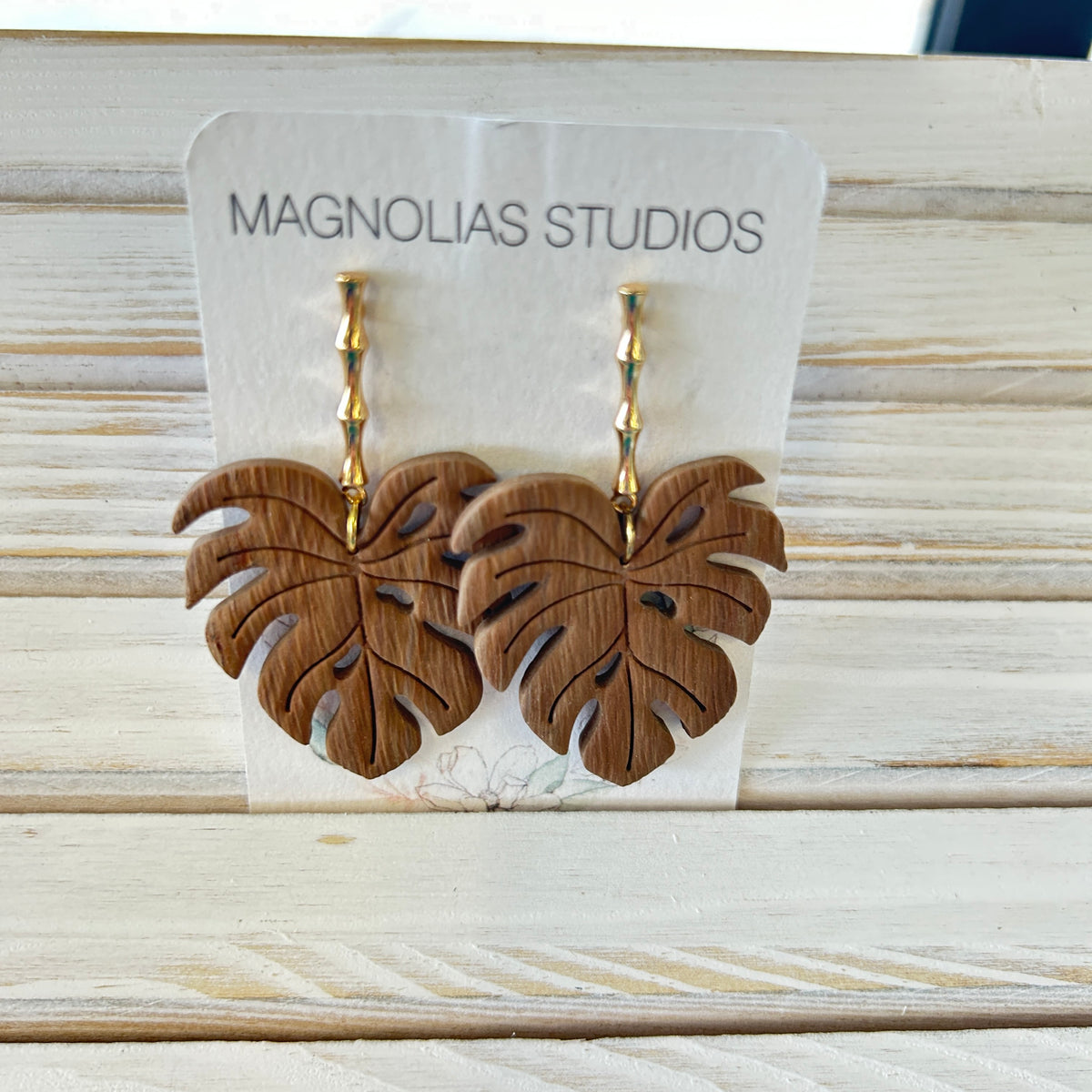 Assorted Monstera Leaf Inspired Polymer Clay Earrings