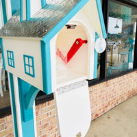 Solar Lighthouse Mailbox w/ Post Sleeve and Planter Box