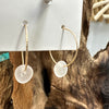 Sea Glass Dangle/ Hoop Earrings