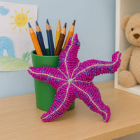 Assorted Beaded Starfish Christmas Ornament