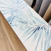 Long Bench w/ 3 Removable Baskets w/ Anastasia Musick Artwork