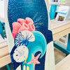 4 Foot Hand Painted Wooden Surfboards