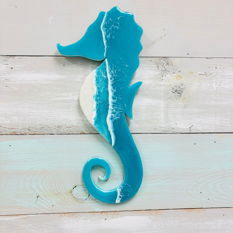 Assorted Beach Inspired Resin Seahorses