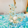 Assorted 6" Acrylic Coastal Suncatchers/Ornaments w/ Glass, Shells, Sand, & Resin