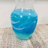 Hand Painted Mermaid Underwater Glass Vase