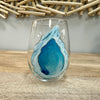 Assorted Ocean Inspired Hand Painted Stemless Wine Glasses