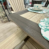 Birch on Coastal Gray Poly Outdoor Furniture Cafe Height Table Set - Sunshine & Sweet Pea's Coastal Decor