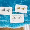 Assorted Skeleton Shaka Hand Stud Polymer Clay Earrings