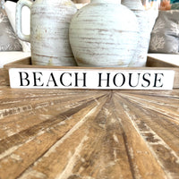"Beach House" Wooden Sign