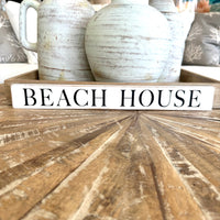 "Beach House" Shelf Sitter Sunshine & Sweet Peas Coastal Decor