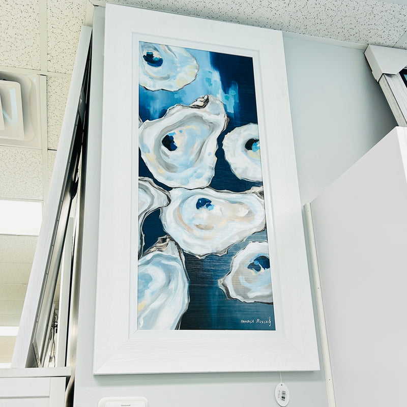 Oysters Framed Print