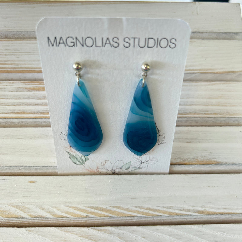 Assorted Dangle Polymer Clay Earrings- Ocean Inspired