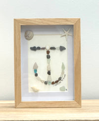 Anchor Sea Glass Art