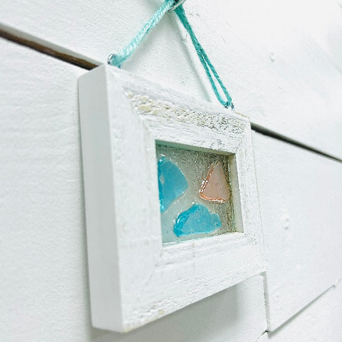 Sea Glass  Clouds Window - Sunshine & Sweet Pea's Coastal Decor