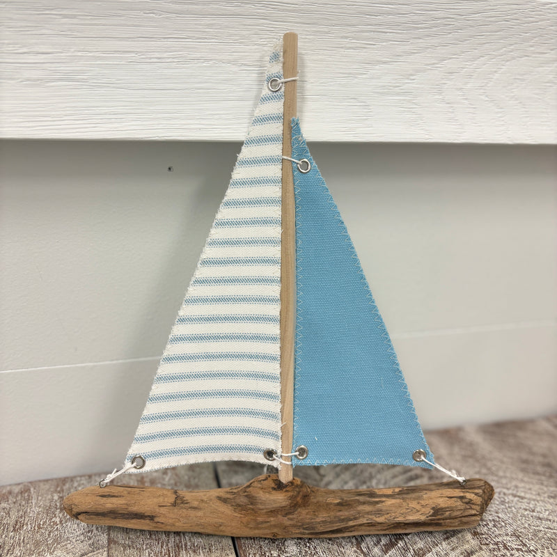Assorted Driftwood Sailboats