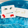 Assorted Crab Stud Polymer Clay Earrings