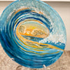 Assorted Artist Painted Glass Plates (Decor Only)
