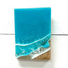 Beach Inspired Resin Art Sunshine & Sweet Peas Coastal Decor