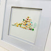 Assorted Virginia Sea Glass Shadow Box Art