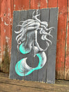 Wood Plank Mermaid