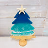 Resin Coastal Christmas Tree Table Setter