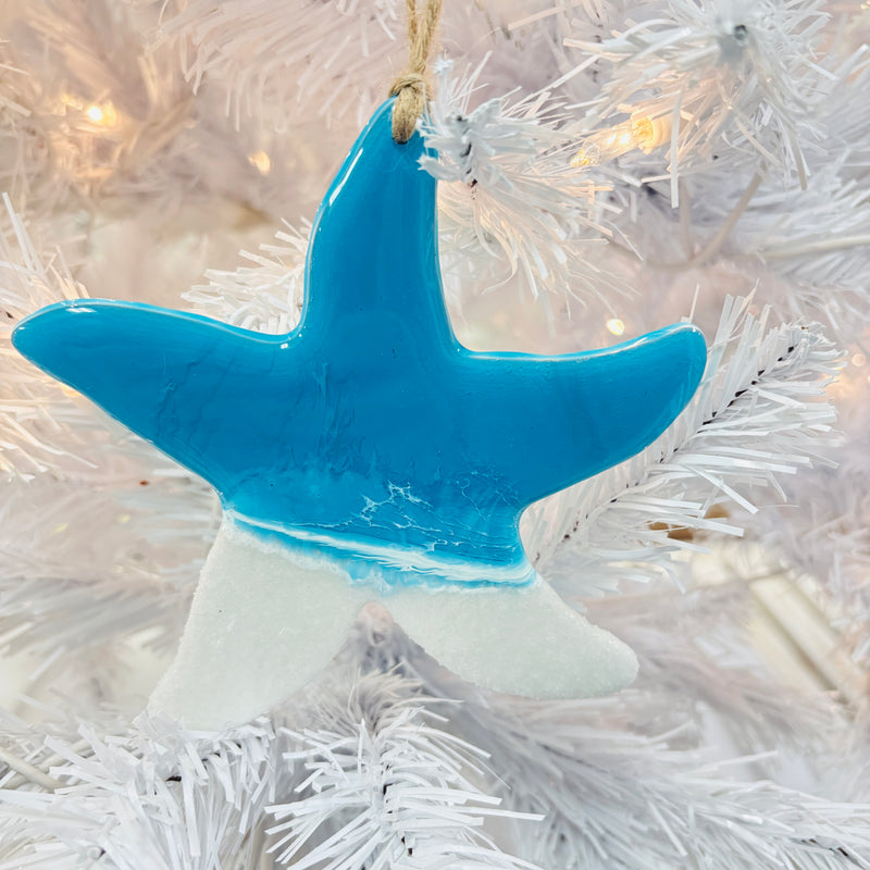 Assorted Starfish Resin Christmas Ornaments
