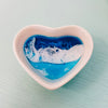 Assorted Resin Poured Heart Ring Dishes