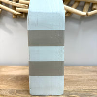 Striped Wooden Buoy