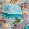 Assorted Hand Painted Dried Sand Dollar Christmas Ornaments