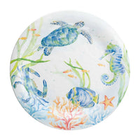 Sea Life Serenade Melamine Dishware Sunshine & Sweet Peas Coastal Decor