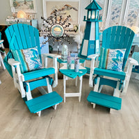 Poly Outdoor Furniture Counter Height Glider