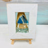 Assorted Mini Framed Resin Art w/ Wooden Easel
