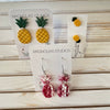 Assorted Pineapple Polymer Clay Earrings