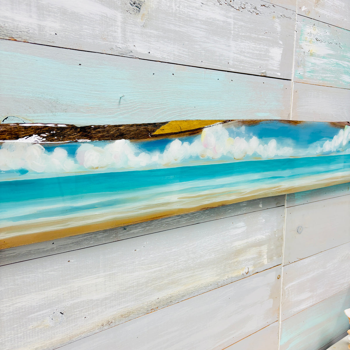 Assorted Live Edge Seascape Originial Wall Art